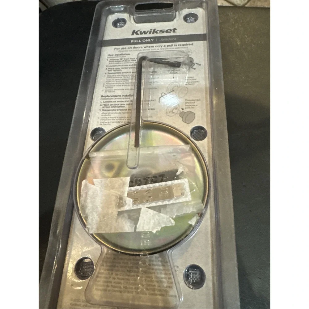 Kwikset Pull Only Handle No Tag On It It Looks To Be A‎ Matte Black